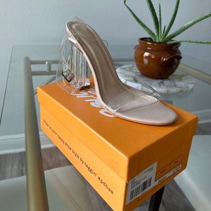 Clear Beige Heel